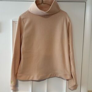 Dudley Stephens Soft Beige Park Slope Turtleneck